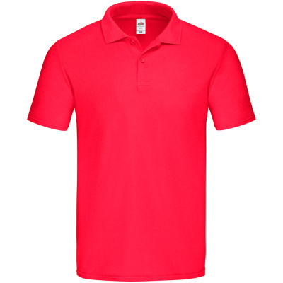 Поло мужское "Original Polo", красный_3XL, 100% х/б, 185г/м²