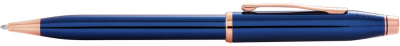 Шариковая ручка Cross Century II Translucent Cobalt Blue Lacquer