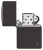 Зажигалка ZIPPO Armor® Пламя c глянцевым черным покрытием | Flame High Polish Black, латунь/сталь, черная, 38x13x57 мм