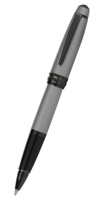 Ручка-роллер Cross Bailey Matte Grey Lacquer. Цвет - серый.