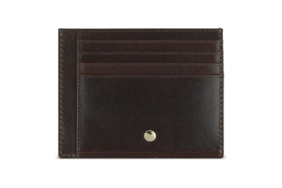 Портмоне для кредитных карт BUGATTI НЕАПОЛЬ | NEAPLES, с защитой данных RFID, коричневое, натуральная воловья кожа, 11,5х0,5х9 см