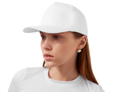 Бейсболка Мемфис 230 5-панельная, белый