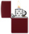 Зажигалка ZIPPO классическая с покрытием мерло | Classic Merlot, латунь/сталь, бордовая, глянцевая, 38x13x57 мм