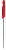 Ручка ARIS SOFT MIRROR Красная 3066.03