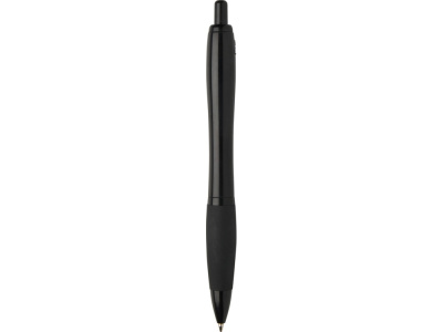 Nash шариковая ручка из переработанного пластика с черной отделкой (черные чернила) - Черный
