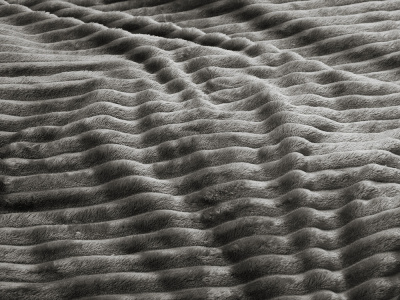 Плед Wave флисовый, серый