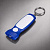 Брелок-фонарик Каяма, синий/белый