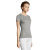 Футболка "Miss",  серый меланж_2XL, 100% хлопок, 150 г/м2