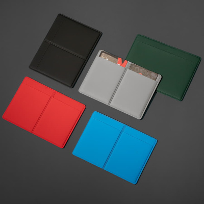 Чехол для автодокументов Simply, серый, 9.3 х 12.8 см, PU