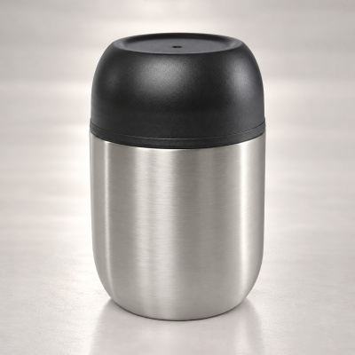 Ланч-бокс с двойными стенками Супо, серебристый