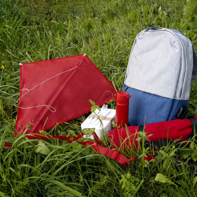 Воздушный змей "РОМБ";  красный; 70*60 см; полиэстер; шелкография