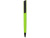 Ручка пластиковая soft-touch шариковая Taper, зеленое яблоко/черный