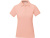 Calgary женская футболка-поло с коротким рукавом, pale blush pink , размер S