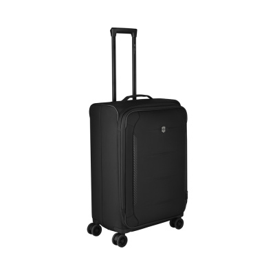 Чемодан VICTORINOX Crosslight, чёрный, RPET полиэстер, 45x30x68 см, 74 л