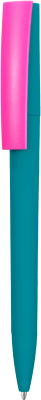 Ручка ZETA SOFT MIX Бирюзовая с розовым 1024.16.10