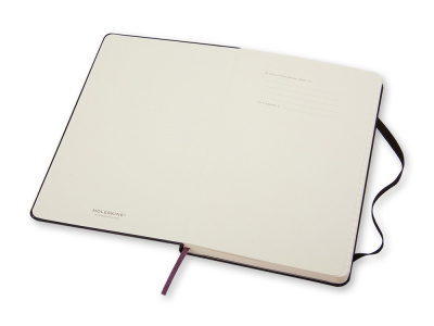 Записная книжка Moleskine Classic (в линейку) в твердой обложке, Large (13х21см), черный , размер A5