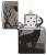 Зажигалка ZIPPO Wolves Design с покрытием Black Ice®, латунь/сталь, чёрная, глянцевая, 38x13x57 мм Зажигалка ZIPPO Wolves Design с покрытием Black Ice®, латунь/сталь, чёрная, глянцевая, 38x13x57 мм