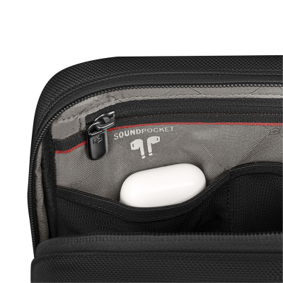 Рюкзак на одно плечо VICTORINOX Architecture Urban2 Sling Bag, черный, полиэстер/кожа, 17x8x28 см, 4 л
