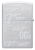 Зажигалка ZIPPO James Bond™ с покрытием Satin Chrome, латунь/сталь, серебристая, 38x13x57 мм