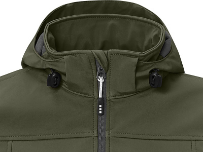 Куртка софтшел Ланглей женская, зеленый лесной , размер 2XL