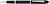 Ручка-роллер Cross Century II Black lacquer, черный лак с отделкой родием