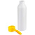 Бутылка для воды VIKING WHITE 650мл. Белая с желтой крышкой 6143.04