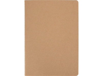 Slyk блокнот на сшивке из крафт-бумаги формата А5 с линованными страницами, натуральный , размер в линейку