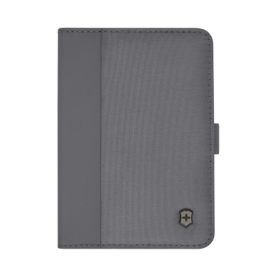 Обложка для паспорта VICTORINOX Travel Essentials, с защитой от сканирования RFID, серая, полиэстер, 11x1x15 см