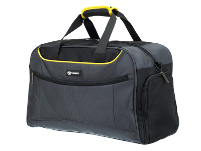Сумка спортивная TORBER, серый, полиэстер, 48 х 24 х 30 см