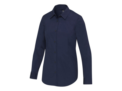 Carnelian женская рубашка из поплина - Navy Blue , размер XL