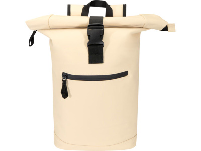 Переработанный рюкзак Реси Плюс 15 GRS с закручивающимся верхом объемом 18 л, бежевый
