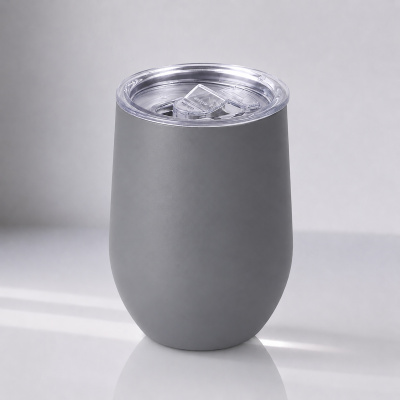 Термокружка Vacuum mug C1, soft touch, 370мл, серый