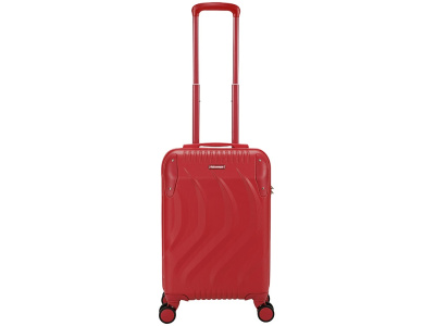 Чемодан TORBER В Отпуск, красный, ABS-пластик, 37 х 25 х 56,5 см, 36 л, 2,5 кг , размер S