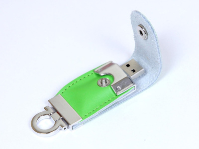 USB-флешка на 8 Гб в виде брелка, зеленый , размер 8ГБ