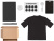 Welcome pack Simple kit, черный , размер M-L