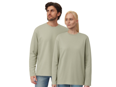 Лонгслив оверсайз Berlin унисекс, оливковый , размер XL-2XL