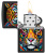 Зажигалка ZIPPO Tiger Stripes Design с покрытием Black Matte, латунь/сталь, черная, 38x13x57 мм