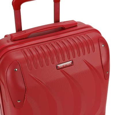 Чемодан TORBER В Отпуск, красный, ABS-пластик, 37 х 25 х 56,5 см, 36 л, 2,5 кг
