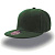 Бейсболка "SNAP BACK", 6 клиньев, пластик. застежка, зеленый,100% п/э,100% х/б, 400 гр/м2