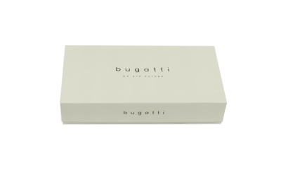 Ключница BUGATTI ПЕРВЫЙ | PRIMO, чёрная, натуральная воловья кожа, 12,5х0,5х7 см