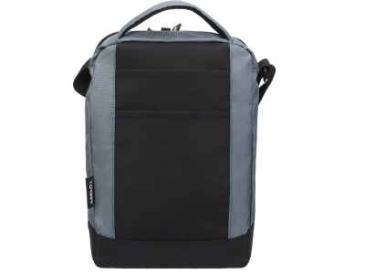 Сумка-планшет TORBER, черный/серый, полиэстер/добби, 22х10х29 см