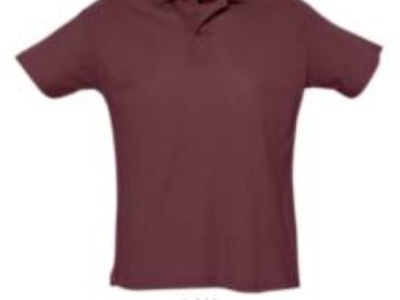 Рубашка поло мужская SUMMER II, бордовый, 2XL, 100% хлопок, 170 г/м2