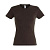 Футболка "Miss", шоколадный_2XL, 100% х/б, 150 г/м2