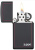 Зажигалка ZIPPO Slim® с покрытием Black Matte, латунь/сталь, чёрная, матовая, 29x10x60 мм