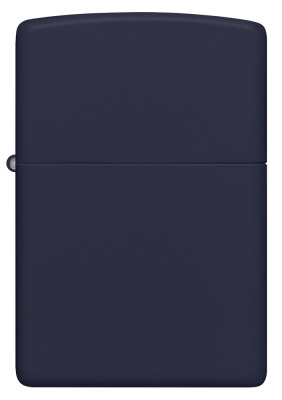 Зажигалка ZIPPO классическая с темно-синем матовым покрытием | Classic Navy Matte, латунь/сталь, синяя, матовая, 38x13x57 мм