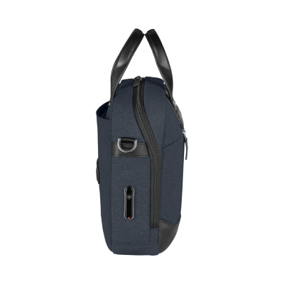 Портфель VICTORINOX Architecture Urban2 Briefcase 15'', синий, полиэстер/кожа, 42x13x31 см, 16 л