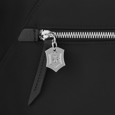 Портфель VICTORINOX Victoria Signature Briefcase, черный, нейлон/кожа, 42x13x30 см, 13 л