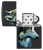 Зажигалка ZIPPO Линда Пикен «Волк» с черным матовым покрытием | Linda Picken Black Matte, латунь/сталь, черная, 38x13x57 мм