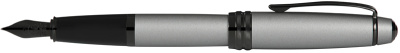 Перьевая ручка Cross Bailey Matte Grey Lacquer, перо F. Цвет - серый.