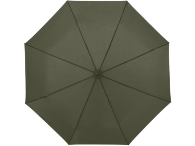 Зонт Ида трехсекционный 21,5, зеленый лесной